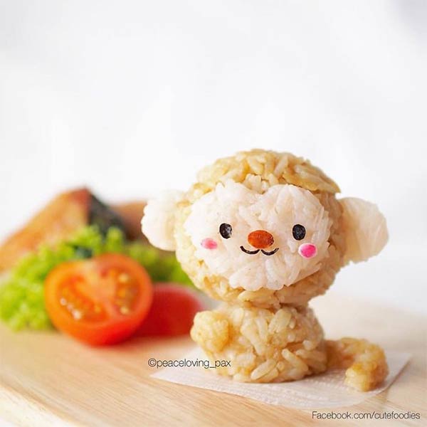 Doctor Sculpts Rice into Colorful Characters